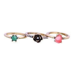 3x Sets of Boho Rings